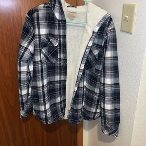 sherpa lined flannel
